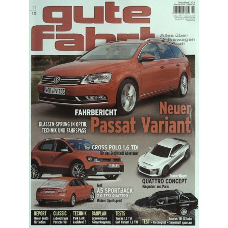 Gute Fahrt Heft 11 / November 2010 - Neuer Passat Variant