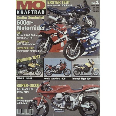 MO Heft 1 / Januar 2001 - 600er Motorräder