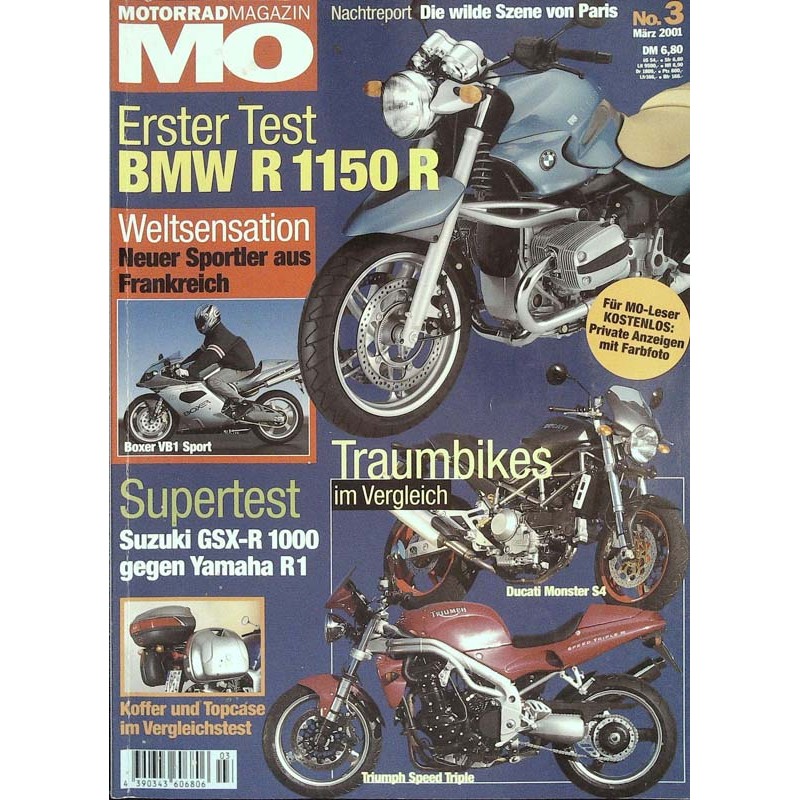 MO Heft 3 / März 2001 - BMW R 1150 R