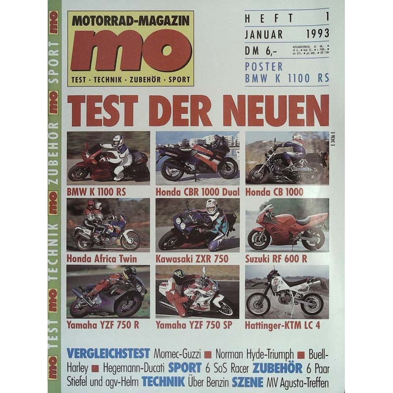 MO Heft 1 / Januar 1993 - Test der Neuen