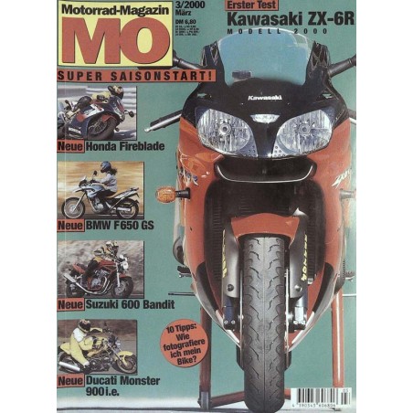 MO Heft 3 / März 2000 - Kawasaki ZX-6R