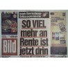 Bild Zeitung Samstag, 14 Juni 2025 - Mehr Rente...!