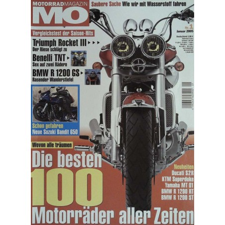 MO Heft 1 / Januar 2005 - Triumph Rocket 3