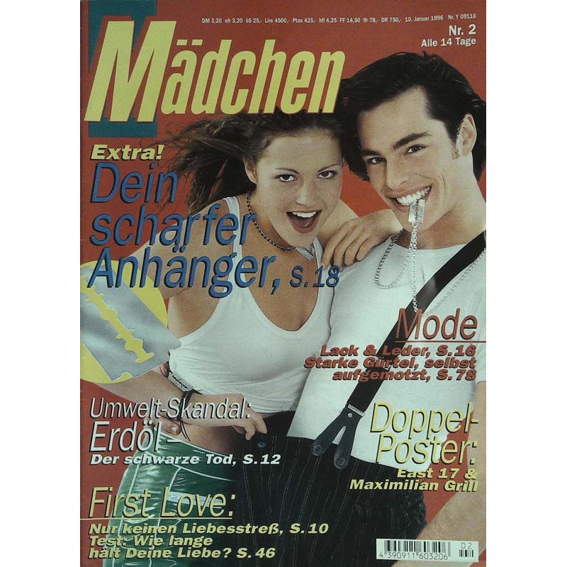 Mädchen Nr.2 / 10 Januar 1996 - Dein scharfer Anhänger!