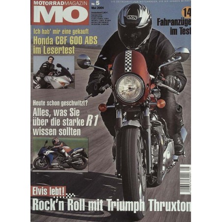 MO Heft 5 / Mai 2004 - Triumph Thruxton