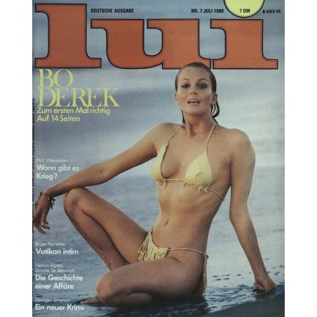 LUI Nr.7 / Juli 1980 - Bo Derek