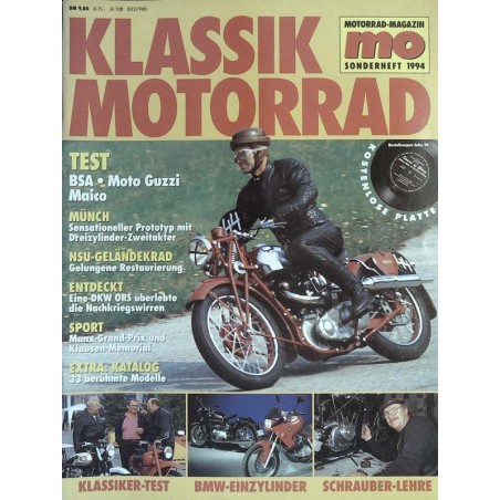 Klassik Motorrad Sonderheft 1994 - Veteranenkult