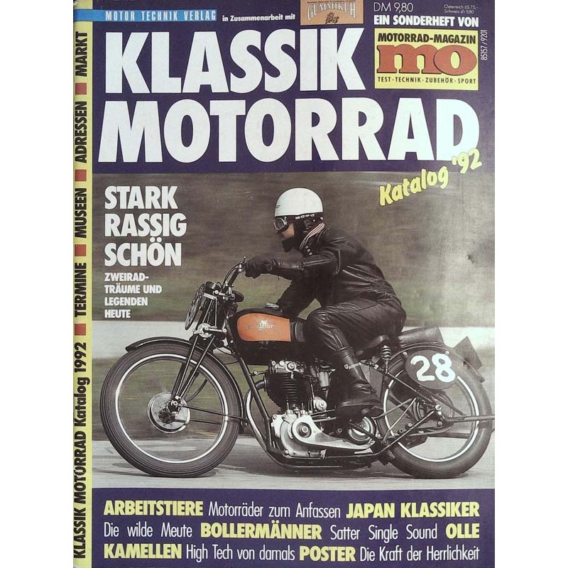 Klassik Motorrad Katalog 1992 - Stark, rassig, schön