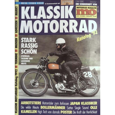 Klassik Motorrad Katalog 1992 - Stark, rassig, schön
