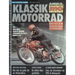 Klassik Motorrad Katalog 1993 - Modelle mit wichtigen Daten