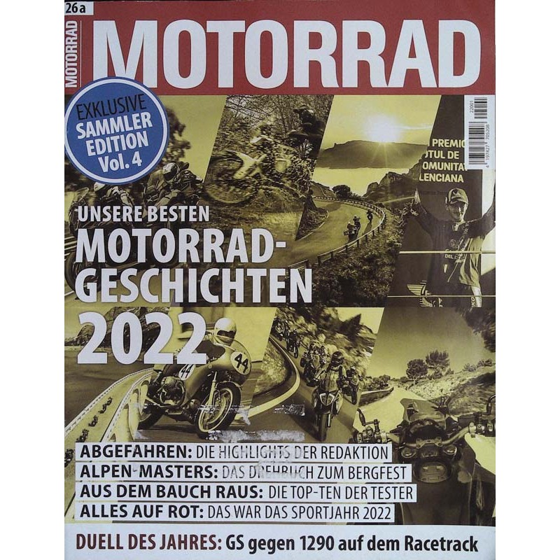 Das Motorrad Nr.26a / 2022 - Unsere Besten Motorrad-Geschichten
