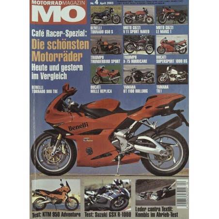 MO Heft 4 / April 2003 - Benelli Tornado 900 TRE