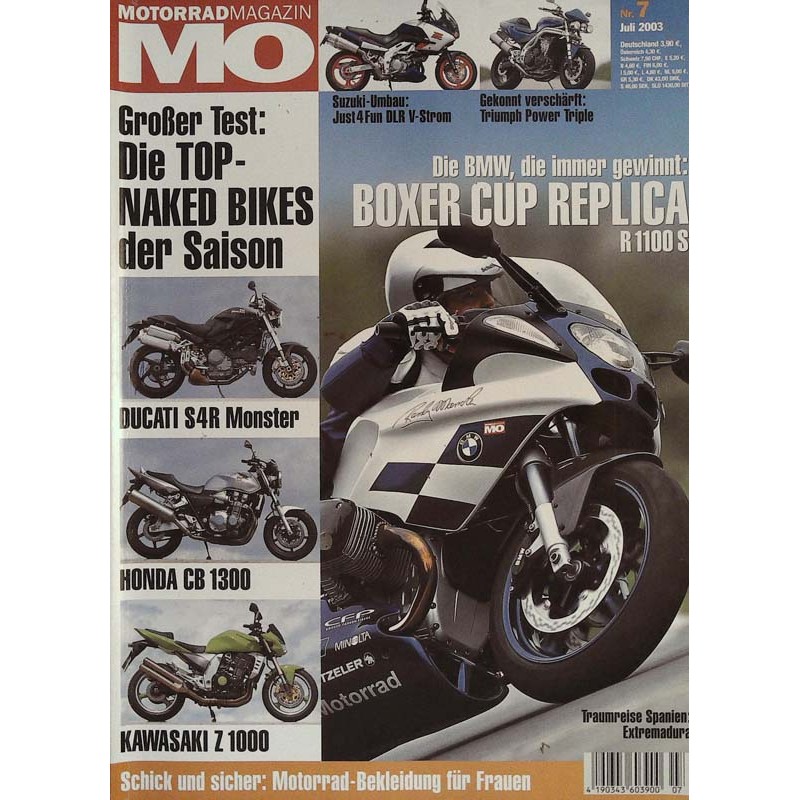 MO Heft 7 / Juli 2003 - BMW R 1100 S
