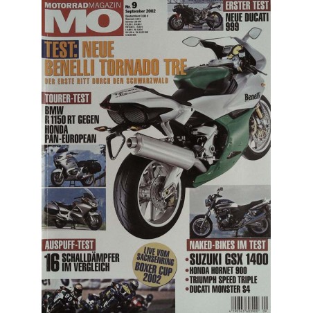 MO Heft 9 / September 2002 - Benelli Tornado TRE
