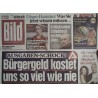 Bild Zeitung Mittwoch, 25 Juni 2025 - Ausgaben Schock