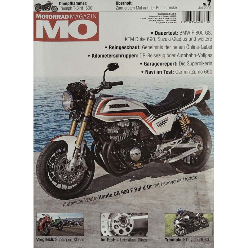 MO Heft 7 / Juli 2009 - Honda CB 900 F Bol dOr