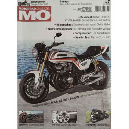 MO Heft 7 / Juli 2009 - Honda CB 900 F Bol dOr