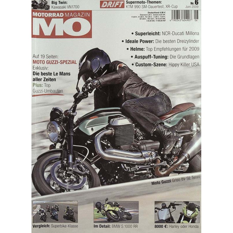 MO Heft 6 / Juni 2009 - Moto Guzzi Griso 8V SE Tenni