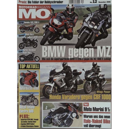 MO Heft 12 / Dezember 2006 - BMW gegen MZ