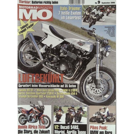 MO Heft 9 / September 2006 - Triumph Tracker