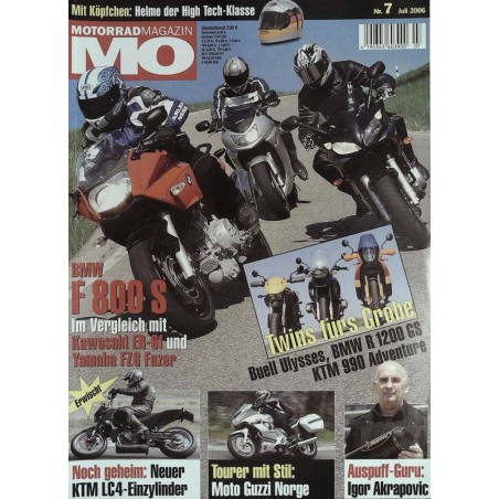 MO Heft 7 / Juli 2006 - BMW F 800 S