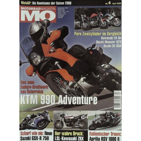 MO Heft 4 / April 2006 - KTM 990 Adventure