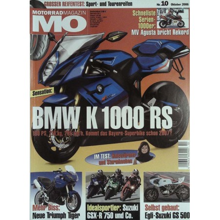 MO Heft 10 / Oktober 2006 - BMW K 1000 RS