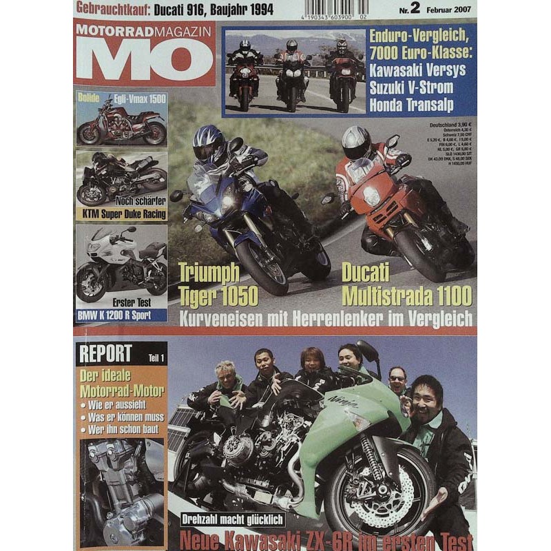 MO Heft 2 / Februar 2007 - Kawasaki ZX-6R