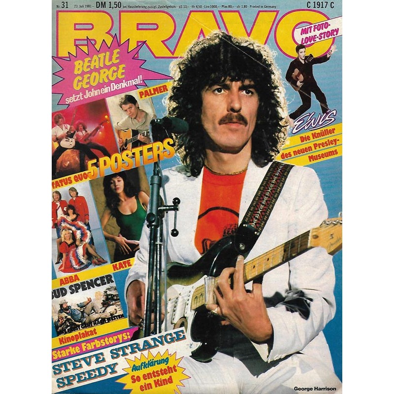 BRAVO Nr.31/ 23 Juli 1981 - George Harrison