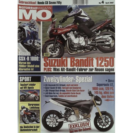 MO Heft 4 / April 2007 - Suzuki Bandit 1250