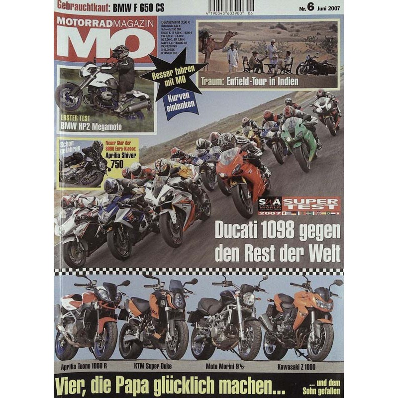 MO Heft 6 / Juni 2007 - Ducati 1098