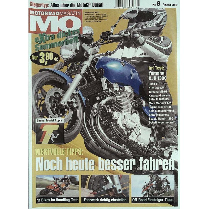 MO Heft 8 / August 2007 - Yamaha XJR 1300