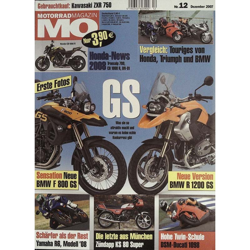 MO Heft 12 / Dezember 2007 - Erste Fotos GS