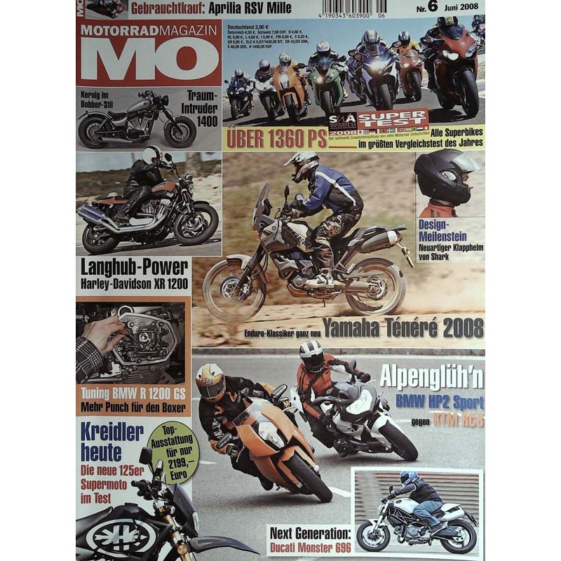 MO Heft 6 / Juni 2008 - Yamaha Tenere 2008