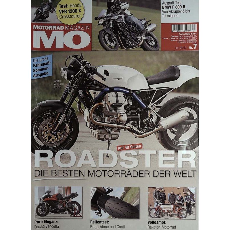 MO Heft 7 / Juli 2012 - Dynotec-Moto Guzzi Sportiso