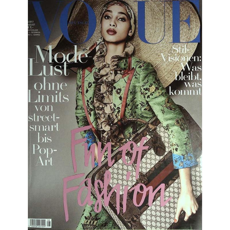 Vogue 8/August 2017 - Yasmin Wijnaldum Fun of Fashion