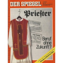 Der Spiegel Nr.43 / 18 Oktober 1971 - Priester - Beruf ohne Zukunft?