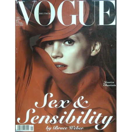 Vogue 1/Januar 2013- Jessica Chastain Sex & Sensibility