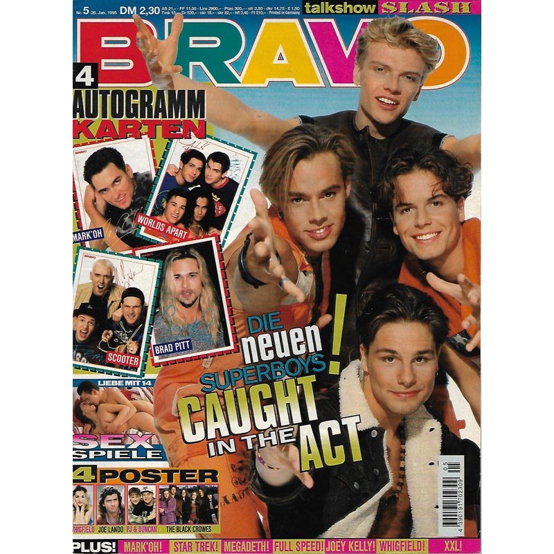 BRAVO Nr.5 / 26 Januar 1995 - Die neuen Boys Caught in the Act
