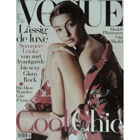 Vogue 5/Mai 2016 - Gigi Hadid Cool Chic