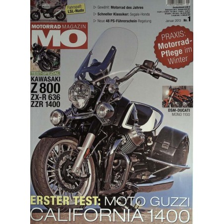 MO Heft 1 / Januar 2013 - Moto Guzzi California 1400
