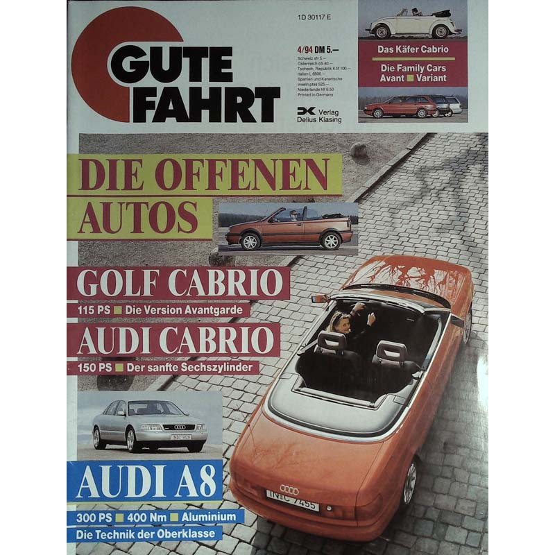 Gute Fahrt Heft 4 / April 1994 - Die offenen Autos