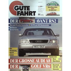 Gute Fahrt Heft 5 / Mai 1994 - Der Audi Avant RS2