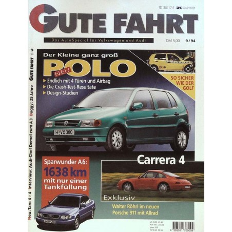 Gute Fahrt Heft 9 / September 1994 - Der Kleine ganz groß