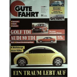 Gute Fahrt Heft 2 / Februar 1994 - Neuer VW Käfer