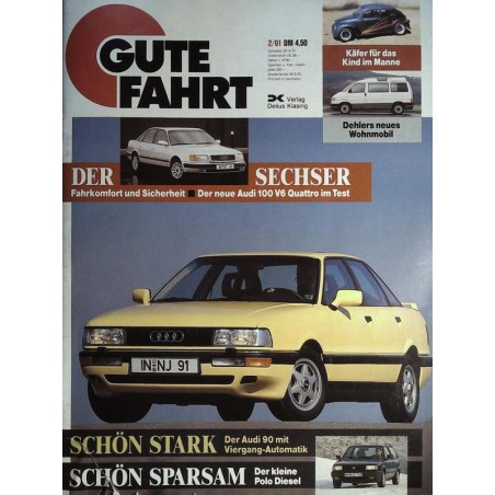 Gute Fahrt Heft 2 / Februar 1991 - Der Audi 90
