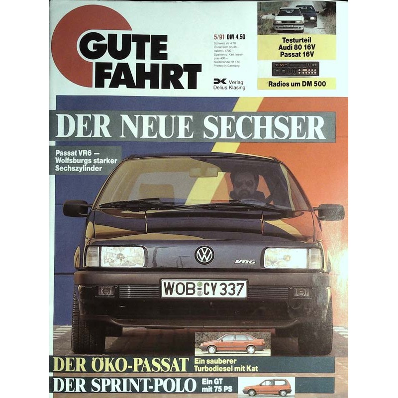 Gute Fahrt Heft 5 / Mai 1991 - Der neue Sechser