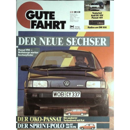 Gute Fahrt Heft 5 / Mai 1991 - Der neue Sechser