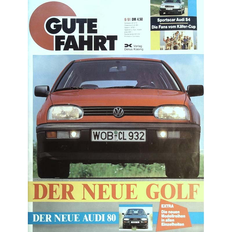 Gute Fahrt Heft 9 / September 1991 - Der neue Golf