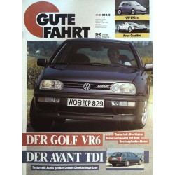 Gute Fahrt Heft 12 / Dezember 1991 - Der Golf VR6